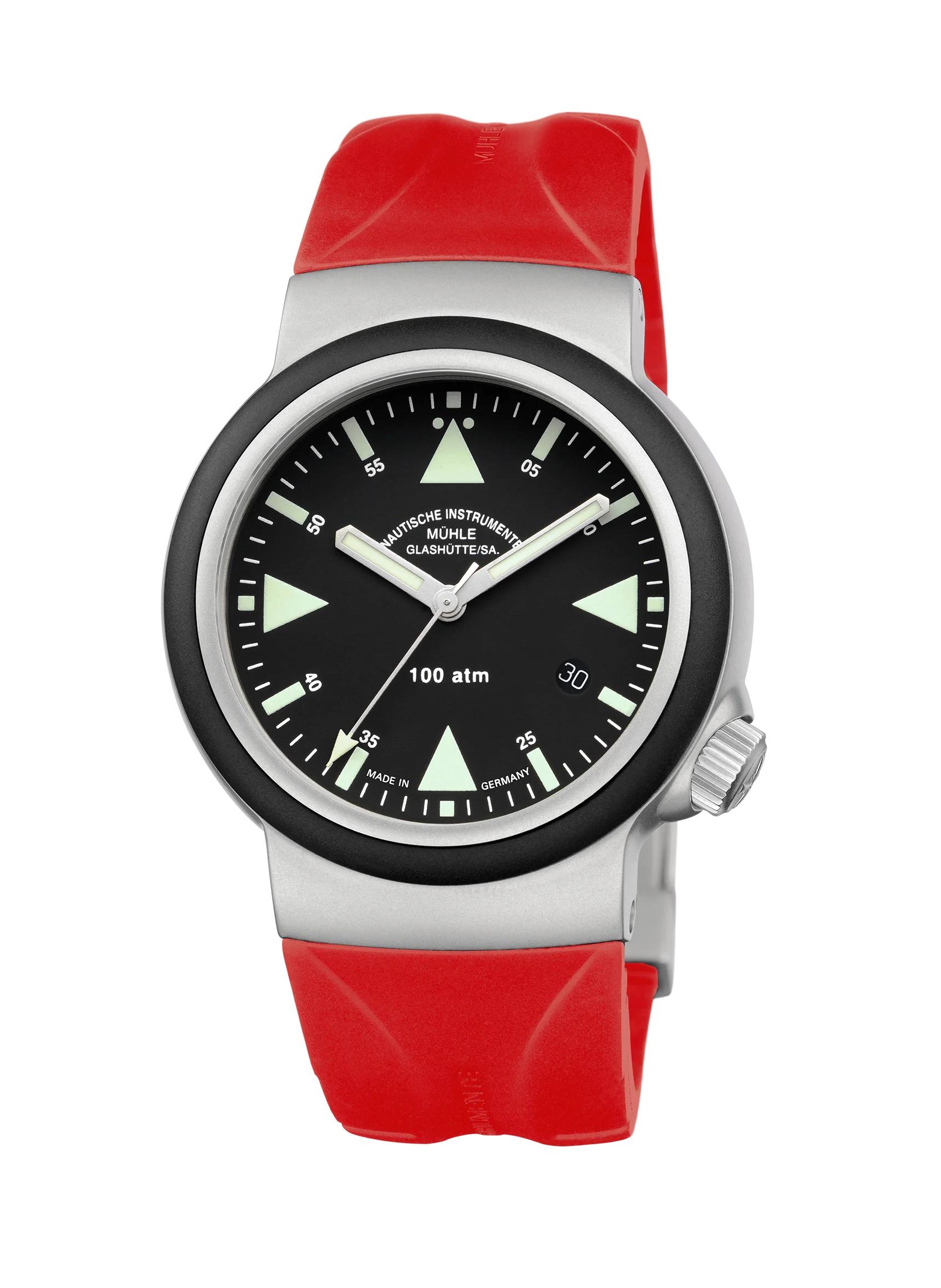 Men's watch / unisex  MÜHLE-GLASHÜTTE, S.A.R. Rescue-Timer / 42 mm, SKU: M1-41-03-KB-VIII | timeolution.com