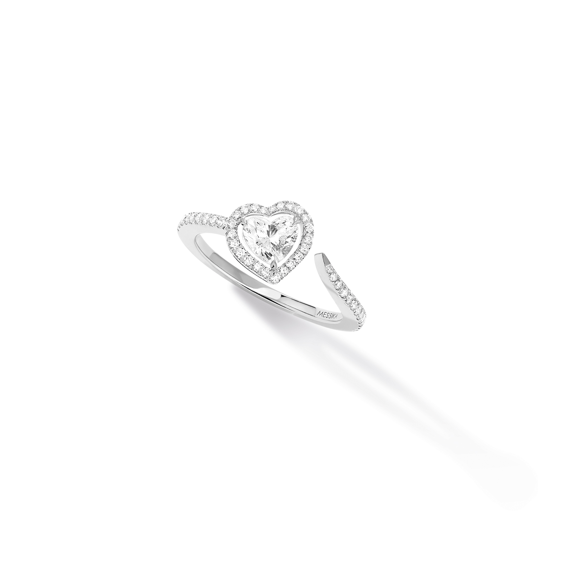 Women Jewellery  MESSIKA, Joy Cœur 0.40ct Diamond White Gold Ring, SKU: 11994-WG | timeolution.com