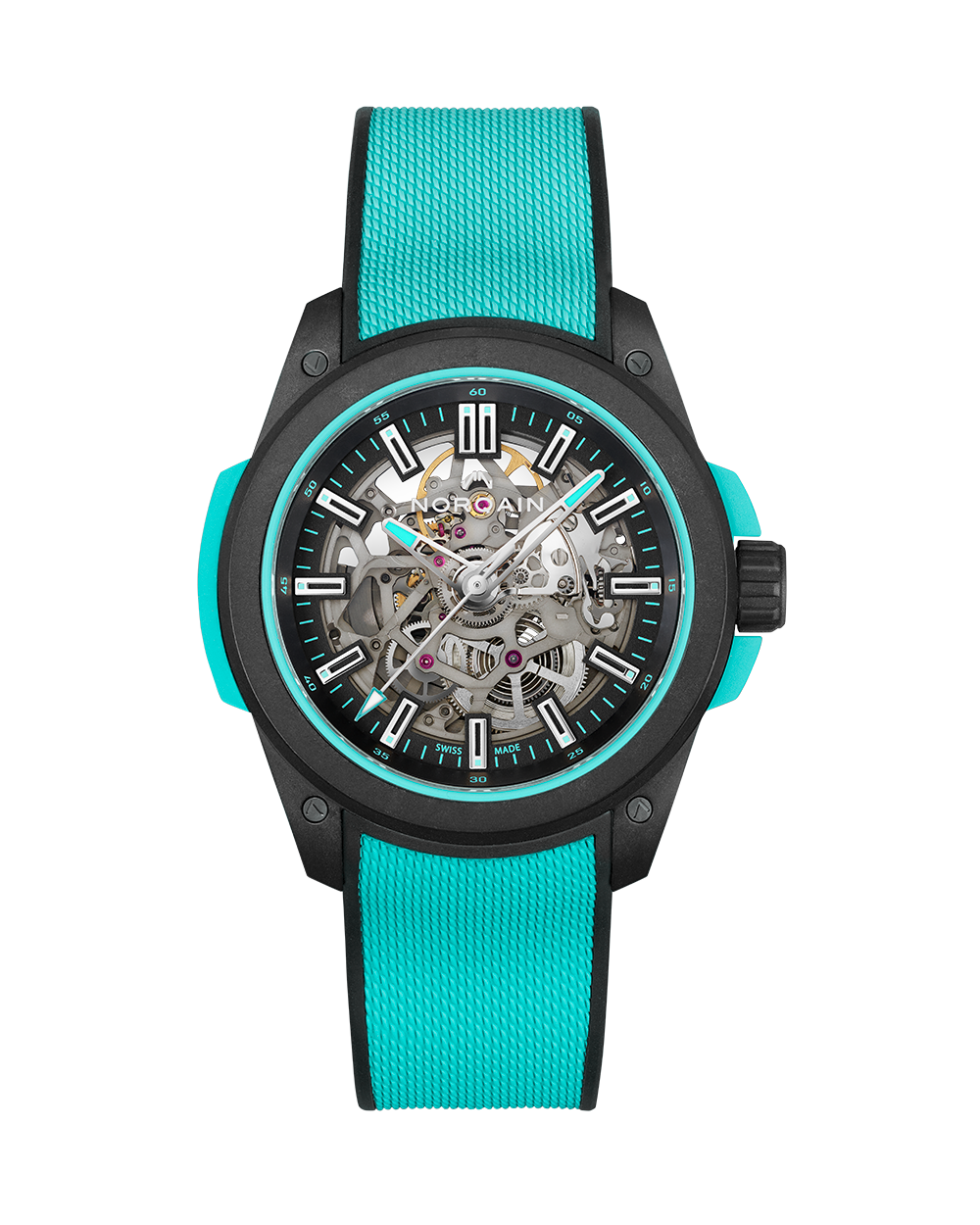 Men's watch / unisex  NORQAIN, Independence Wild One Skeleton / 42mm, SKU: NNQ3000QBQ1AS/B007/3W1QBR.20BQ | timeolution.com