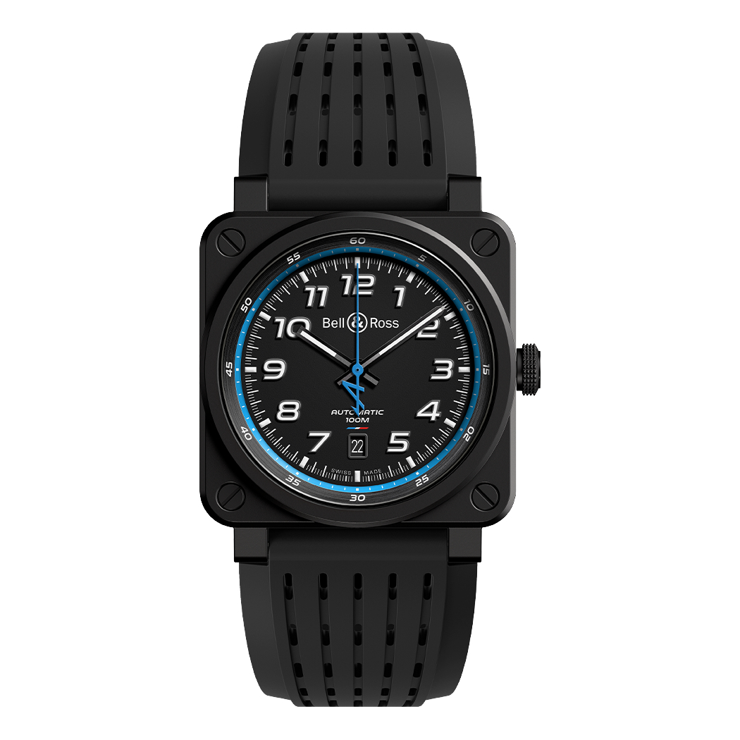 Men's watch / unisex  BELL & ROSS, BR 03-92 A522 / 42mm, SKU: BR0392-A522-CE/SRB | timeolution.com