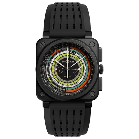 Men's watch / unisex  BELL & ROSS, BR 03-94 Multimeter / 42mm, SKU: BR0394-SW-CE/SRB | timeolution.com