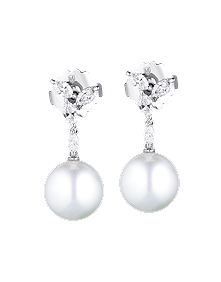 Classic Platinum Pearl & Diamonds