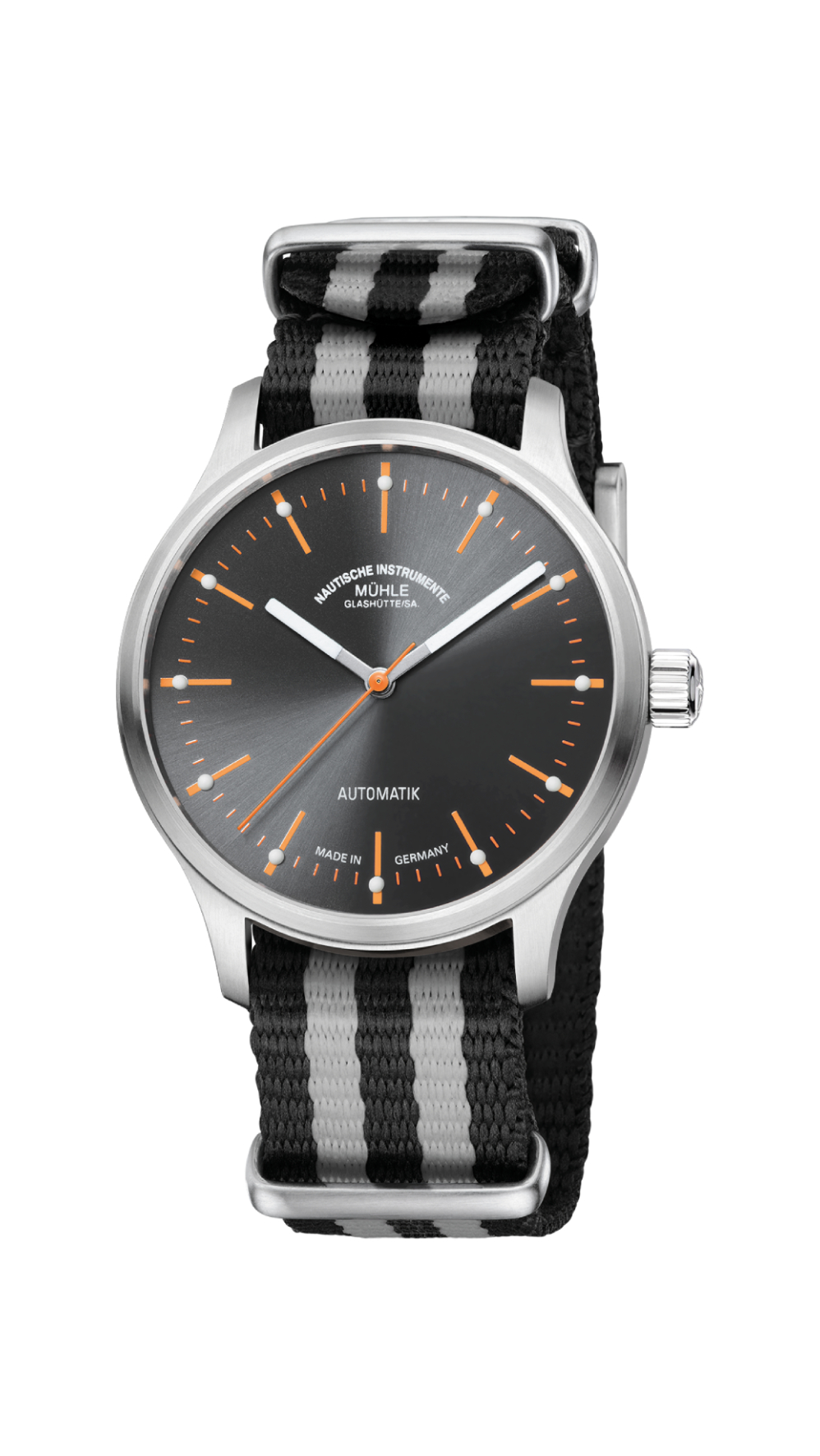 Men's watch / unisex  MÜHLE-GLASHÜTTE, Panova Grey / 40mm, SKU: M1-40-75-NB-IV | timeolution.com