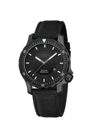 Men's watch / unisex  MÜHLE-GLASHÜTTE, Sea-Timer BlackMotion / 44mm, SKU: M1-41-83-CB | timeolution.com