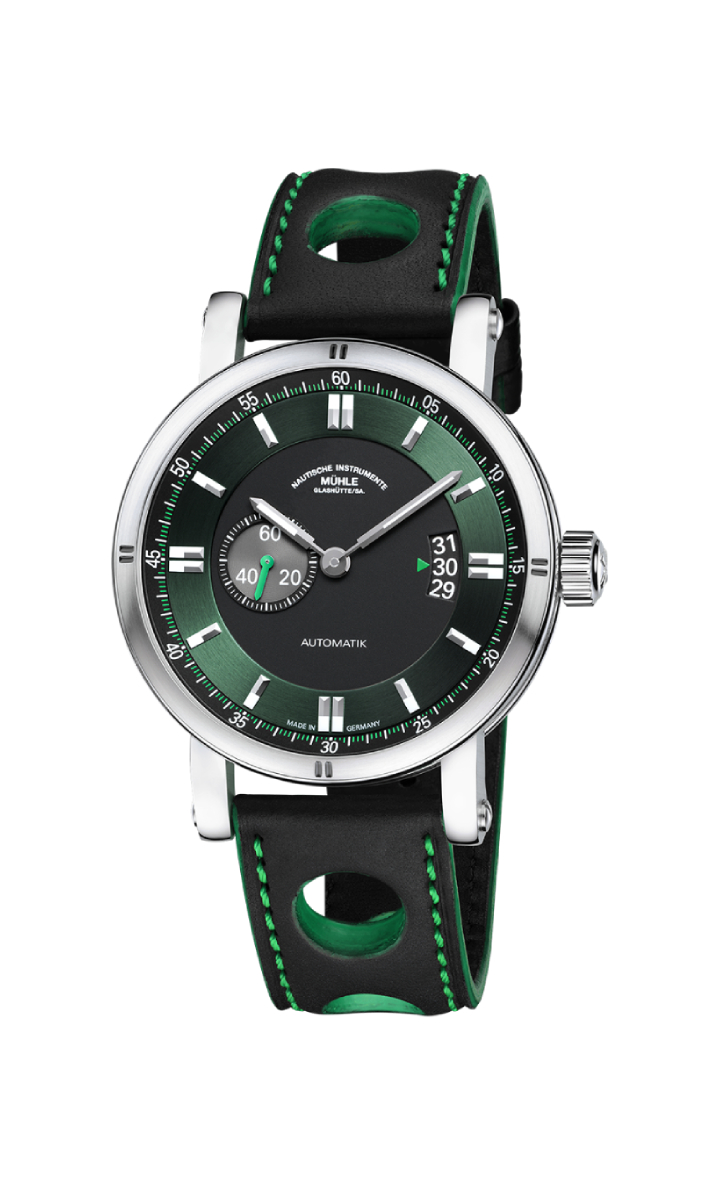 Men's watch / unisex  MÜHLE-GLASHÜTTE, Teutonia Sport II “Racing Green” / 41.6 mm, SKU: M1-29-74-LB-S | timeolution.com