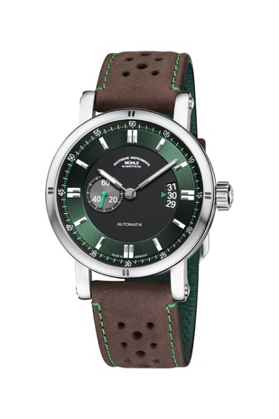 Men's watch / unisex  MÜHLE-GLASHÜTTE, Teutonia Sport II “Racing Green” / 41.6 mm, SKU: M1-29-74-LB-B | timeolution.com