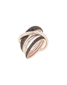 Polvere di Sogni Pink Silver Rings