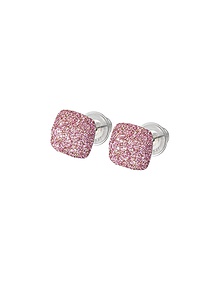 Polvere di Sogni - Colors of the World Rhodium Silver Earrings