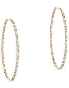 Gatsby M Hoop Earrings
