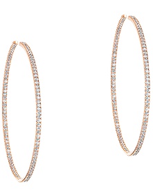 Gatsby M Hoop Earrings