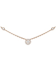 Joy XS Diamond Pink Gold Necklace