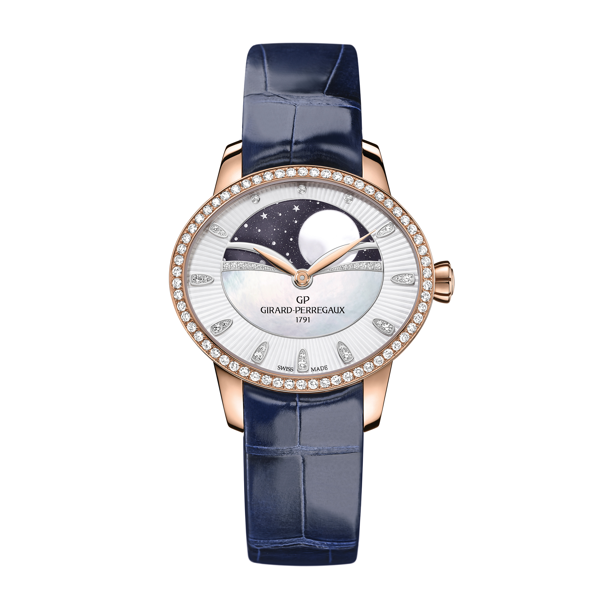 Ladies' watch  GIRARD PERREGAUX, Cat's Eye Celestial / 35.4mm x 30.4mm, SKU: 80496D52A751-CK4A | timeolution.com