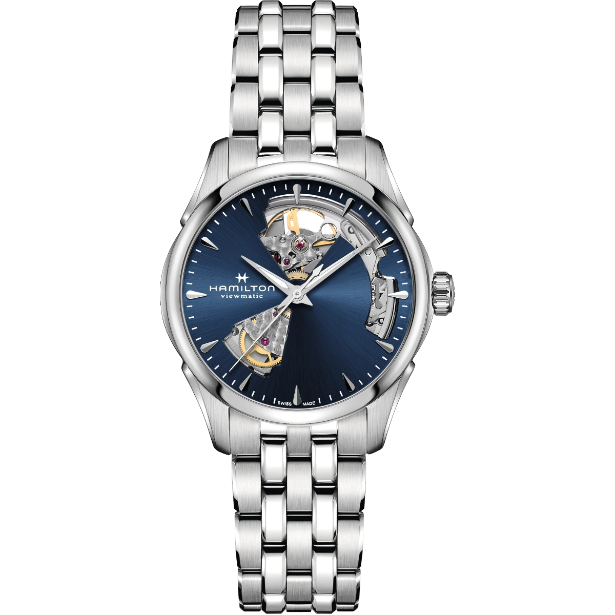 Ladies' watch  HAMILTON, Jazzmaster Open Heart Lady Auto / 36mm, SKU: H32215141 | timeolution.com