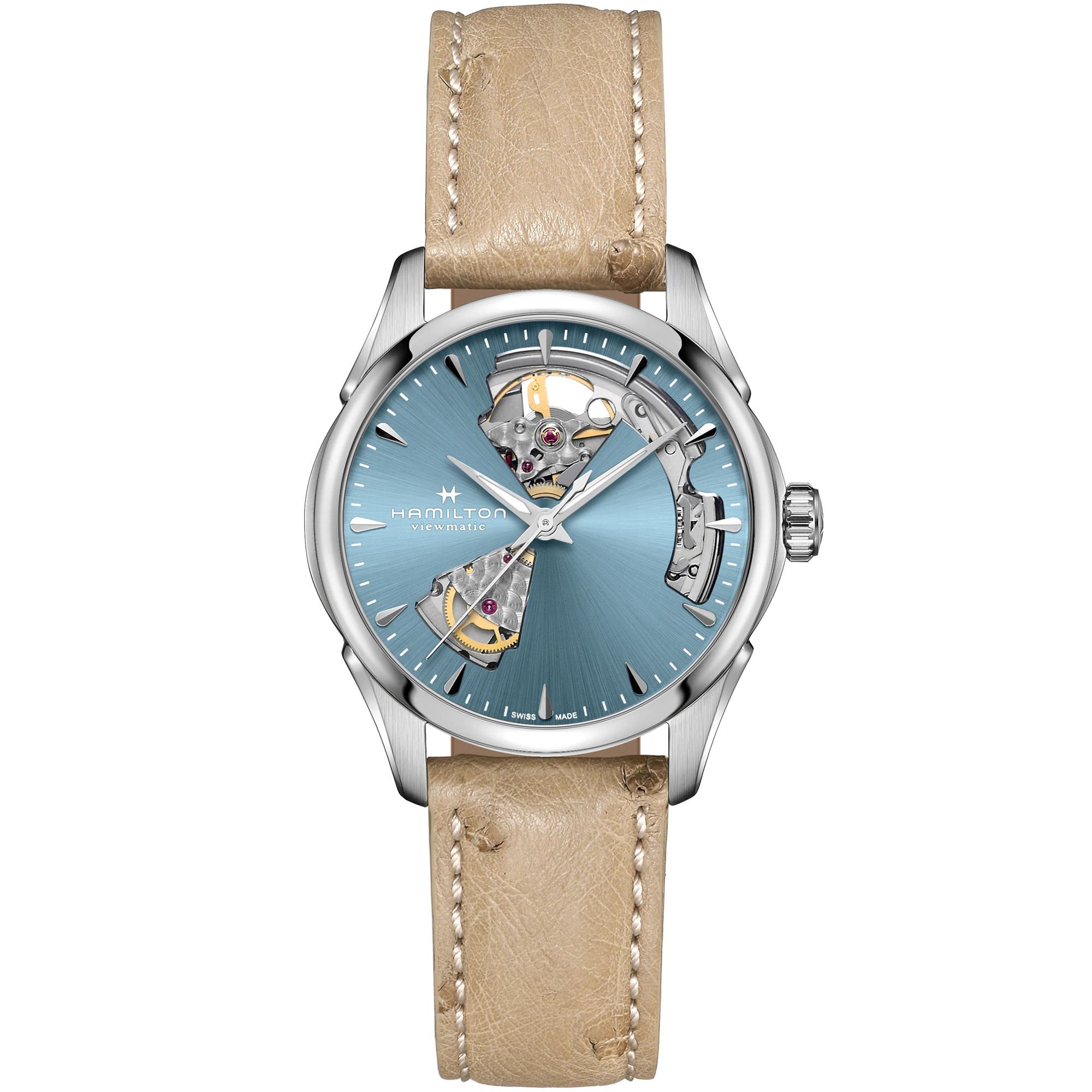 Ladies' watch  HAMILTON, Jazzmaster Open Heart Lady Auto / 36mm, SKU: H32215840 | timeolution.com