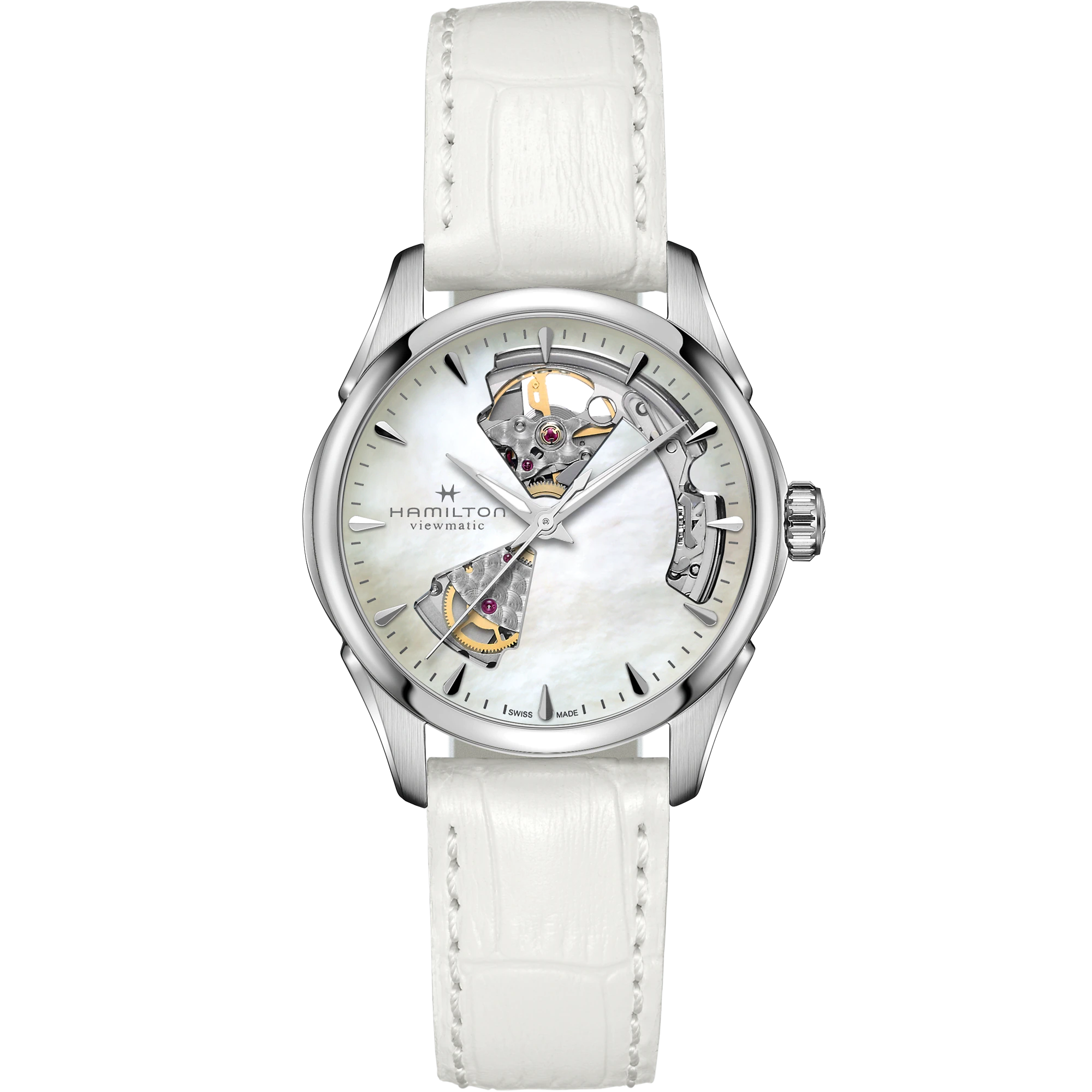 Ladies' watch  HAMILTON, Jazzmaster Open Heart Lady Auto / 36mm, SKU: H32215890 | timeolution.com