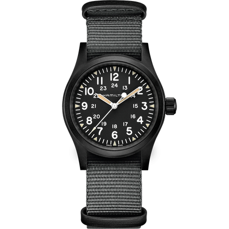 Men's watch / unisex  HAMILTON, Khaki Field Mechanical / 38mm, SKU: H69409930 | timeolution.com