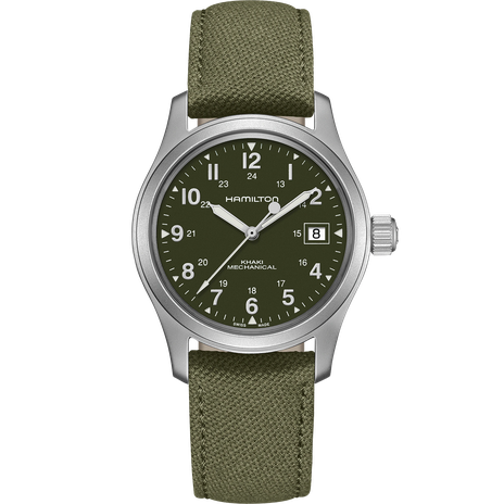 Men's watch / unisex  HAMILTON, Khaki Field Mechanical / 38mm, SKU: H69439363 | timeolution.com