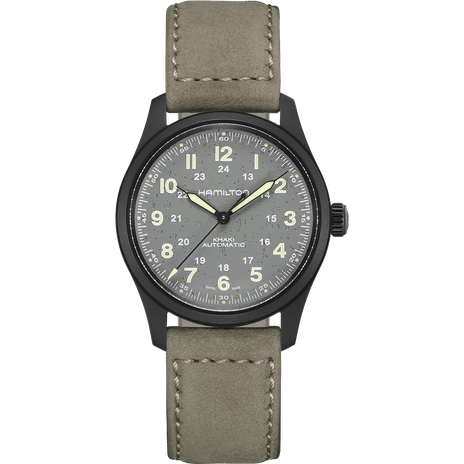 Men's watch / unisex  HAMILTON, Khaki Field Titanium Auto / 38mm, SKU: H70215880 | timeolution.com