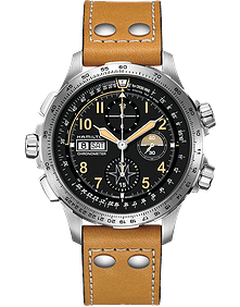 Khaki Aviation X-Wind Day Date Auto Chrono / 45mm