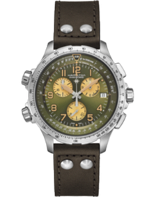 Khaki Aviation X-Wind GMT Chrono Quartz / 46mm