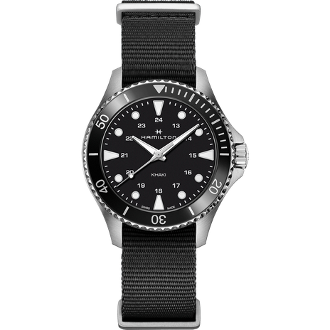 Men's watch / unisex  HAMILTON, Khaki Navy Scuba Quartz / 37mm, SKU: H82201931 | timeolution.com