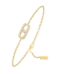 Messika Care(s) Pave Yellow Gold Diamond Bracelet