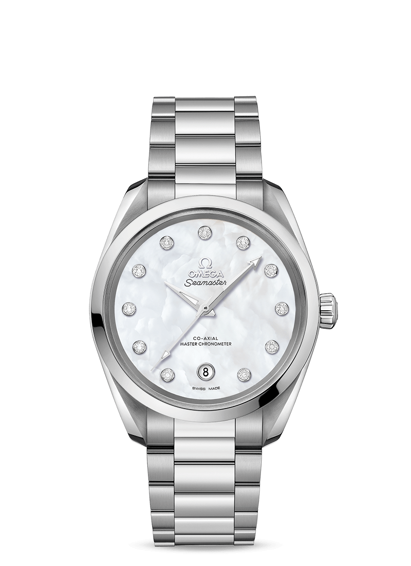 Ladies' watch  OMEGA, Seamaster Aqua Terra 150m Co Axial Master Chronometer Ladies / 38mm, SKU: 220.10.38.20.55.001 | timeolution.com