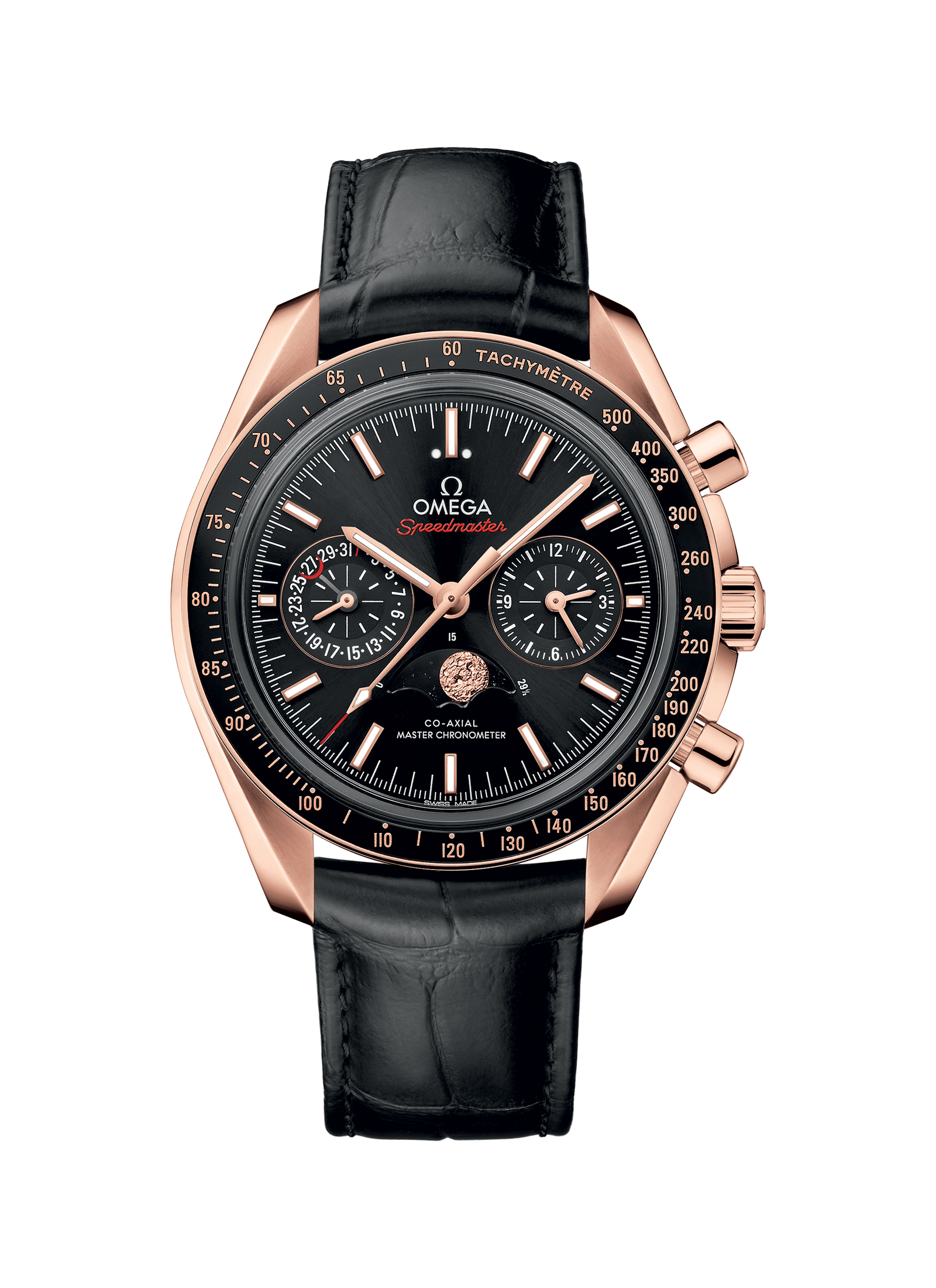 Men's watch / unisex  OMEGA, Speedmaster Moonphase Co Axial Master Chronometer Chronograph / 44.25mm, SKU: 304.63.44.52.01.001 | timeolution.com