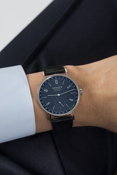 Men's watch / unisex NOMOS GLASHÜTTE, Tangente Neomatik 41 Update Midnight Blue / 40.50mm, SKU: 182 | timeolution.com