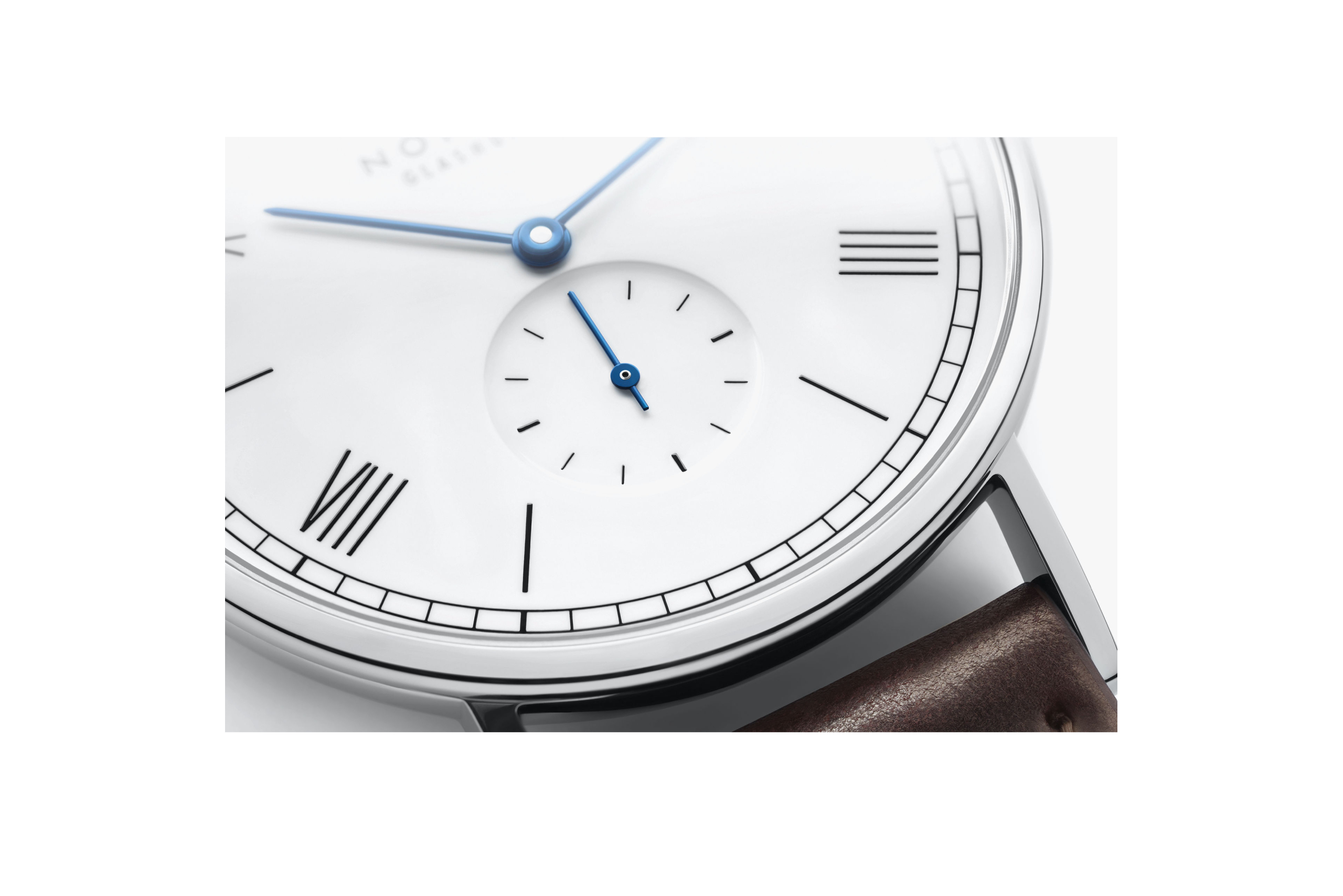 Men's watch / unisex  NOMOS GLASHÜTTE, Ludwig 38 Enamel White / 37.5mm, SKU: 237 | timeolution.com