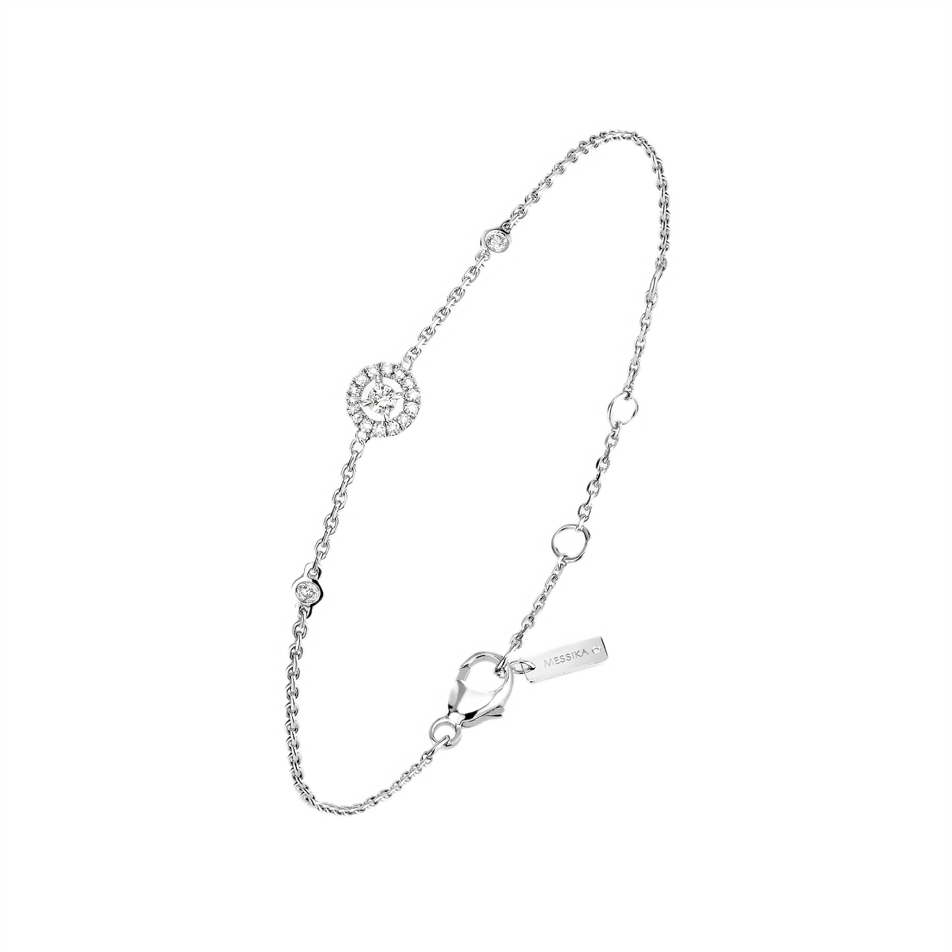 Women Jewellery  MESSIKA, Joy XS Diamond White Gold Bracelet, SKU: 05337-WG | timeolution.com