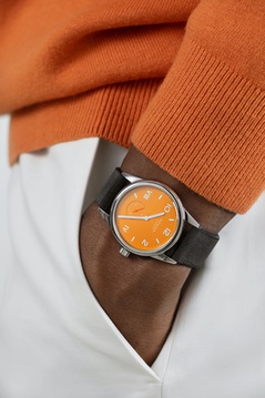 Men's watch / unisex NOMOS GLASHÜTTE, Club Campus 38 Future Orange / 38.50mm, SKU: 729 | timeolution.com