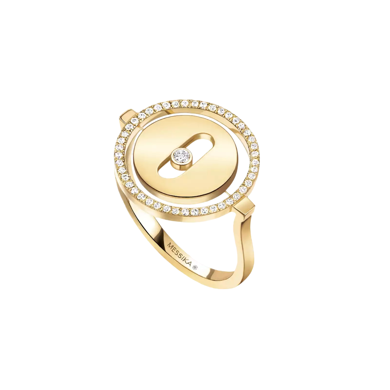 Women Jewellery  MESSIKA, Lucky Move Ring, SKU: 07470-YG | timeolution.com