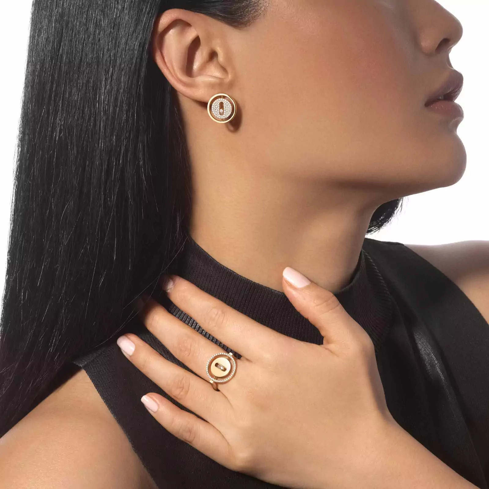 Women Jewellery  MESSIKA, Lucky Move Ring, SKU: 07470-YG | timeolution.com