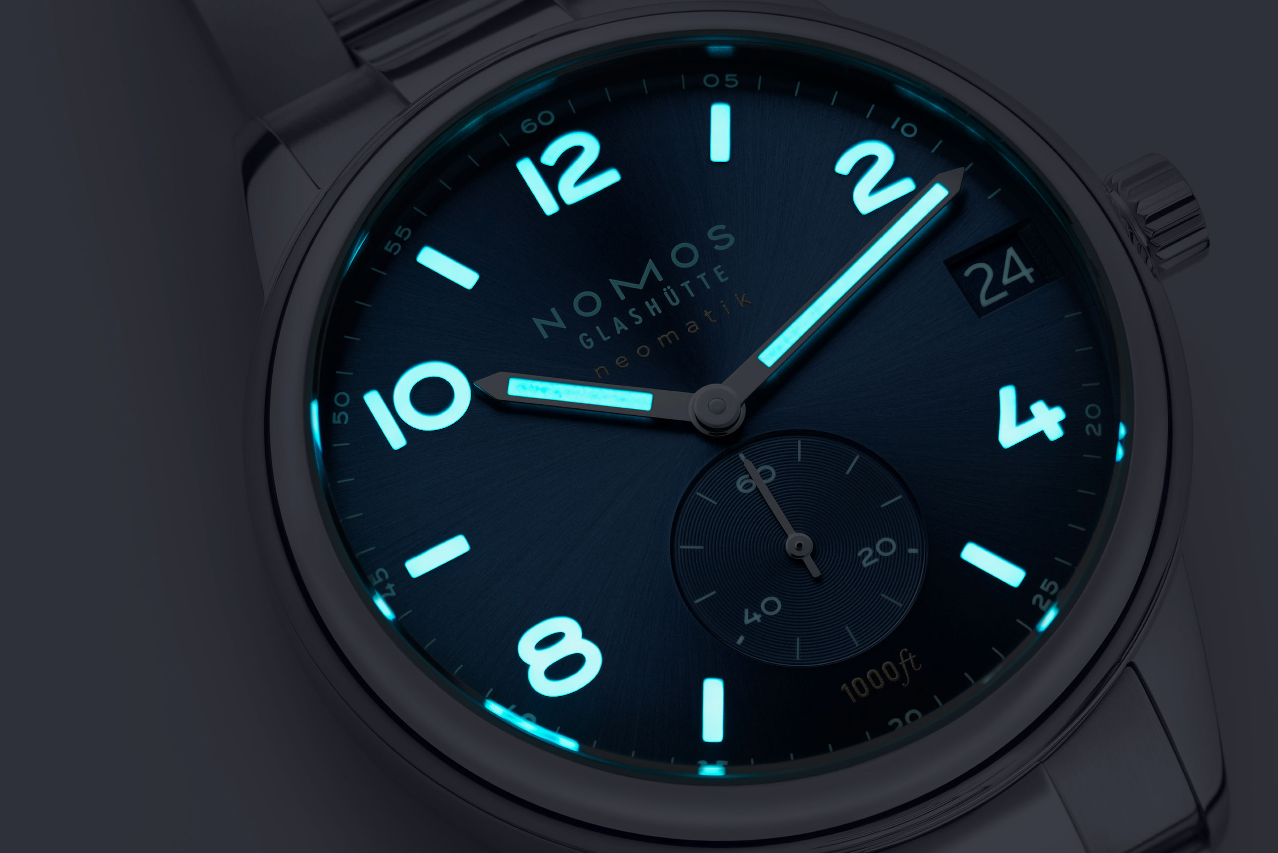Men's watch / unisex NOMOS GLASHÜTTE, Club Sport Neomatik 42 Date Blue / 42mm, SKU: 782 | timeolution.com