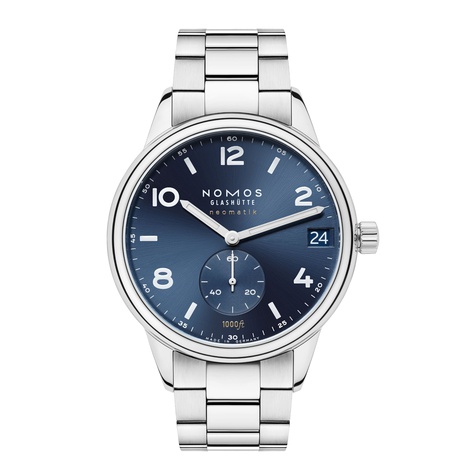 Men's watch / unisex NOMOS GLASHÜTTE, Club Sport Neomatik 42 Date Blue / 42mm, SKU: 782 | timeolution.com