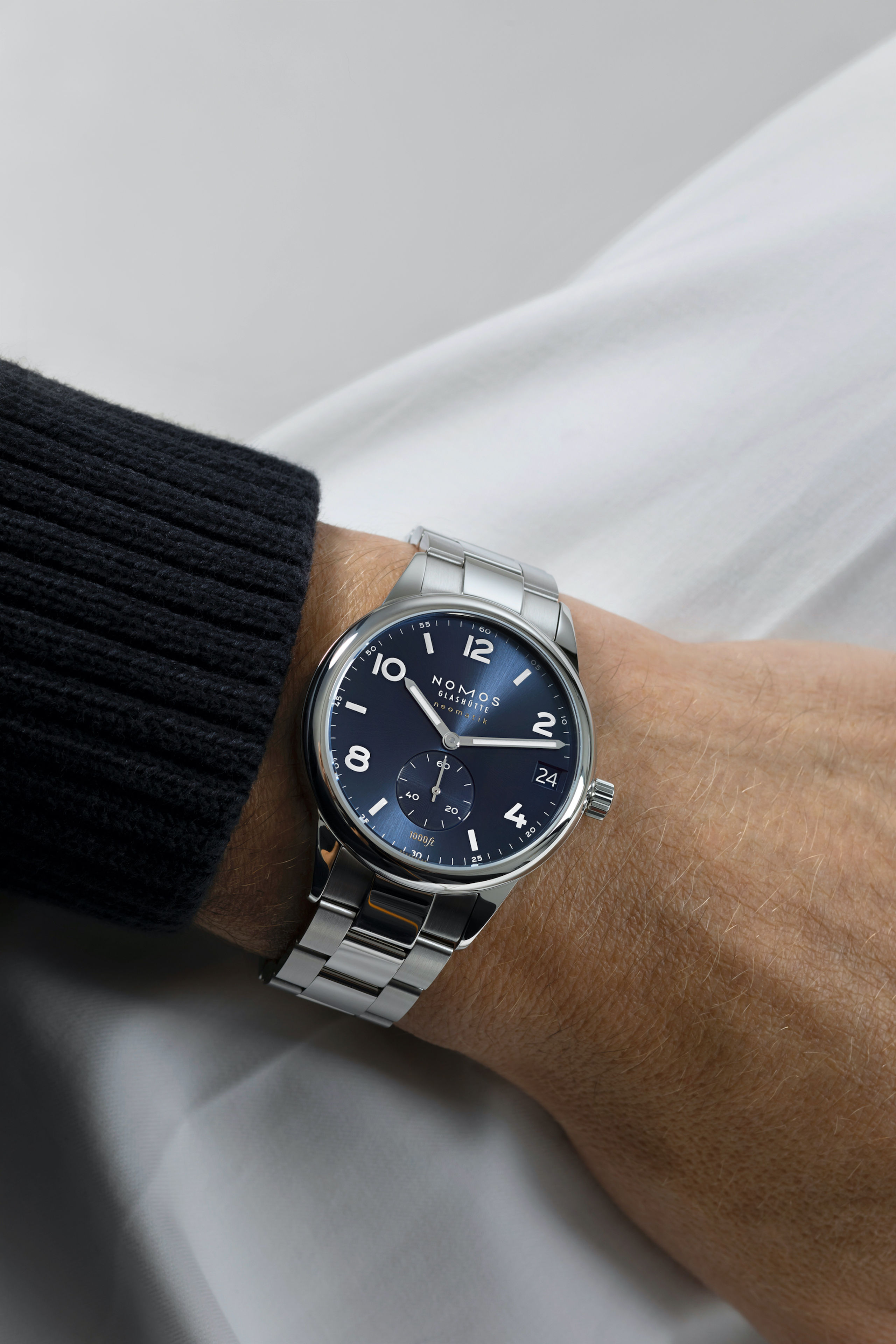 Men's watch / unisex NOMOS GLASHÜTTE, Club Sport Neomatik 42 Date Blue / 42mm, SKU: 782 | timeolution.com