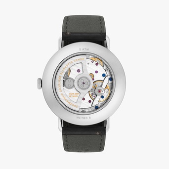 Men's watch / unisex  NOMOS GLASHÜTTE, Metro Neomatik 39 Silvercut / 38.50mm, SKU: 1114 | timeolution.com