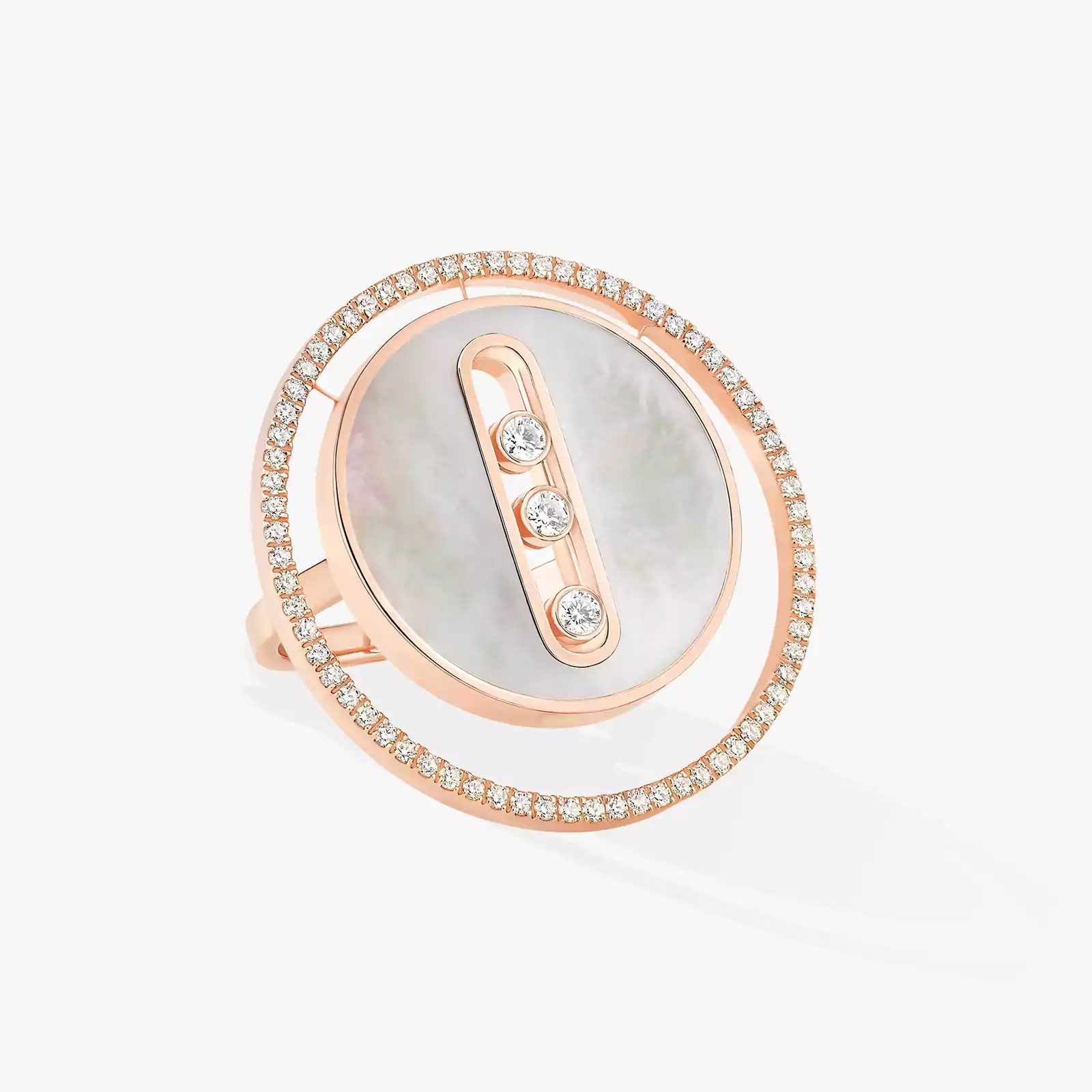 Women Jewellery  MESSIKA, Lucky Move Mother-of-Pearl Ring LM, SKU: 11723-PG | timeolution.com