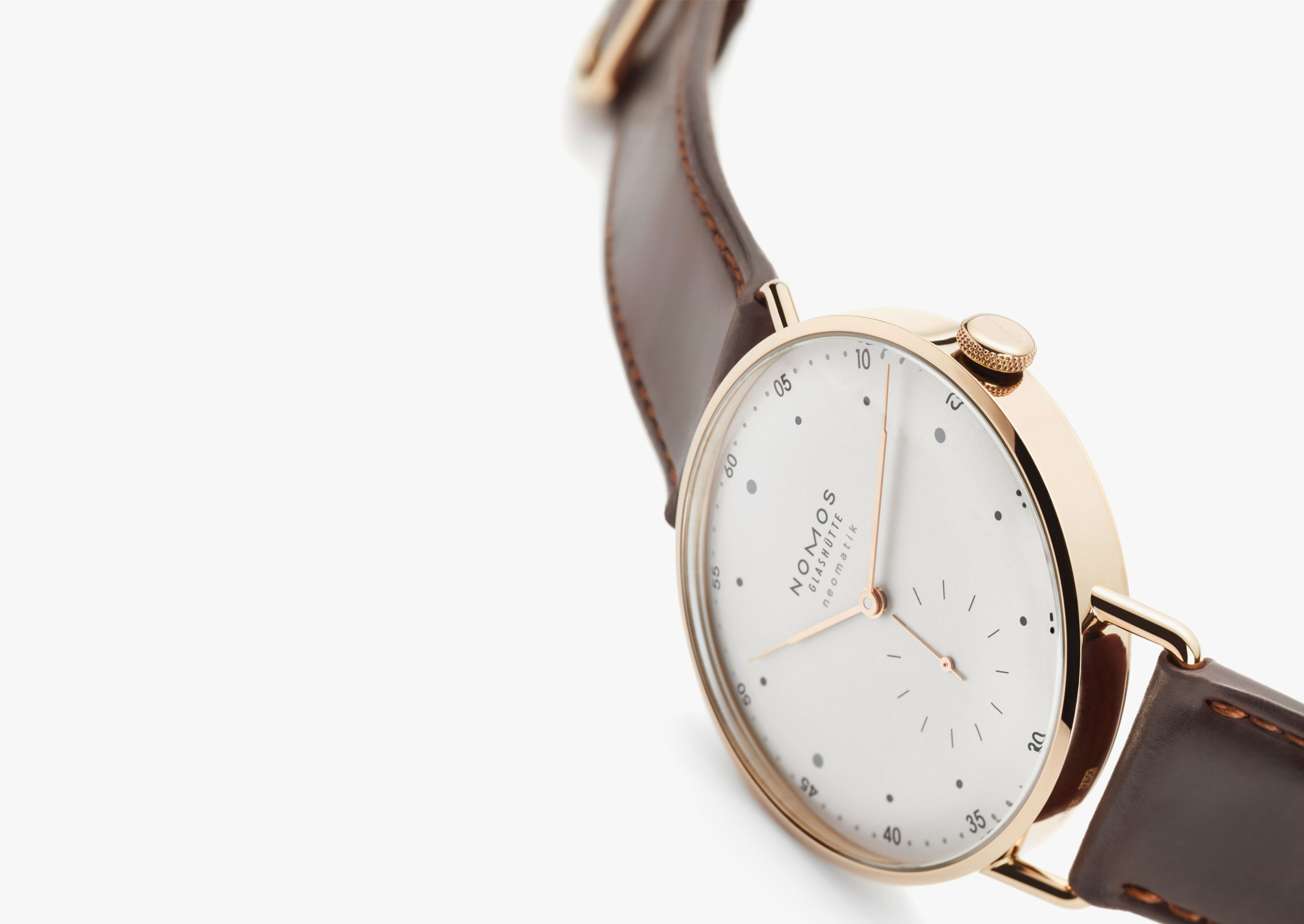 Men's watch / unisex  NOMOS GLASHÜTTE, Metro Rose Gold Neomatik 39 / 38.50mm, SKU: 1180 | timeolution.com