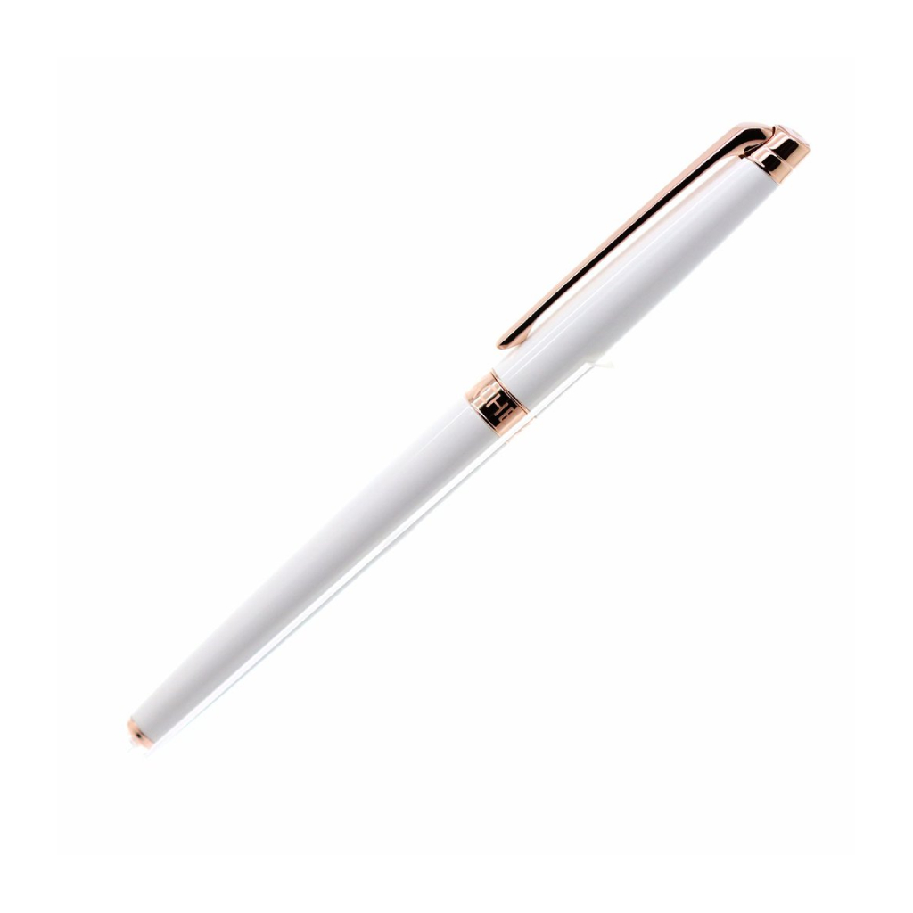  CARAN D’ACHE, Léman Slim White Rose Gold Roller Pen, SKU: 4771.001 | timeolution.com