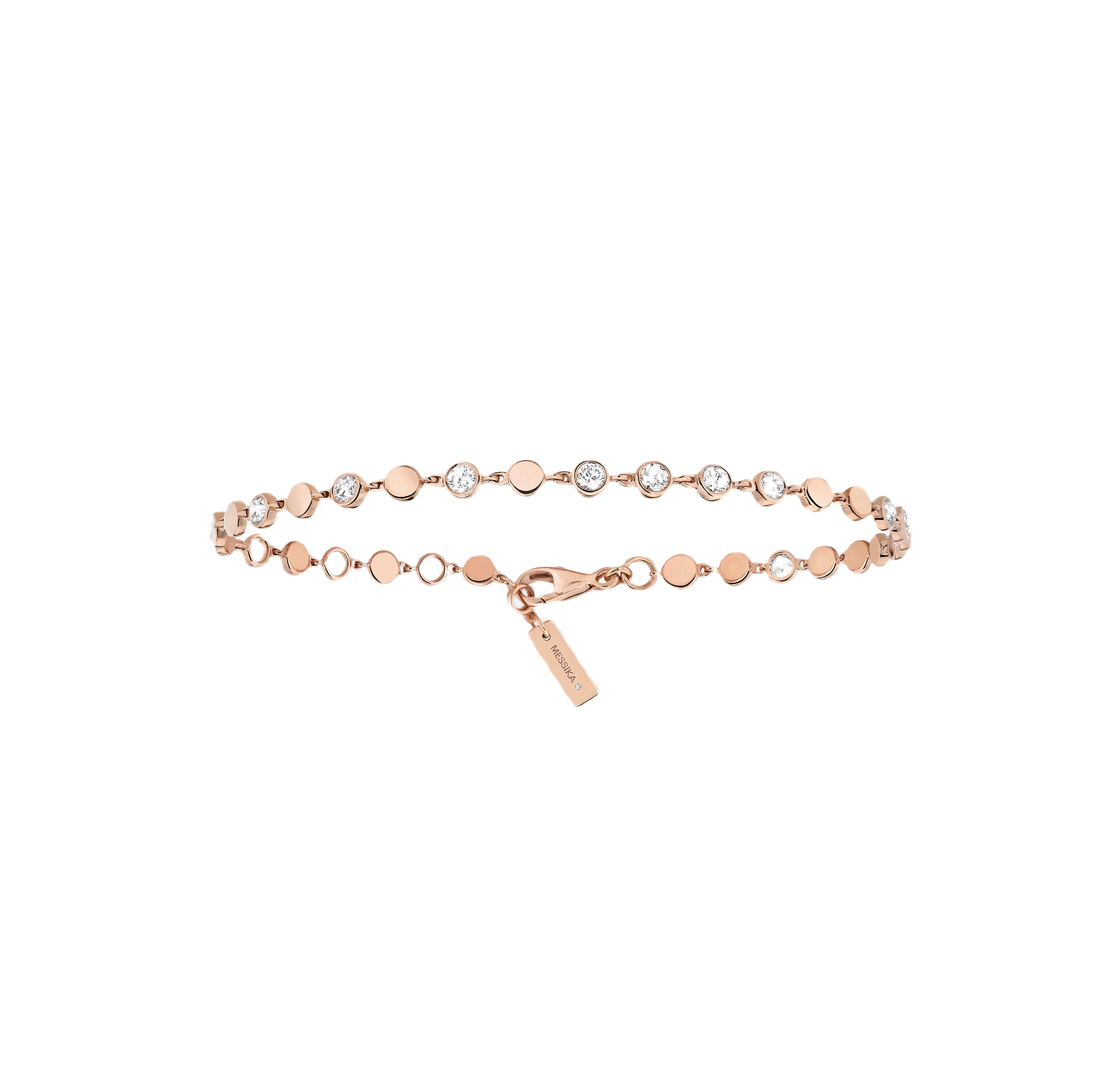 Women Jewellery  MESSIKA, D-Vibes SM Pink Gold Diamond Bracelet, SKU: 12350-PG | timeolution.com