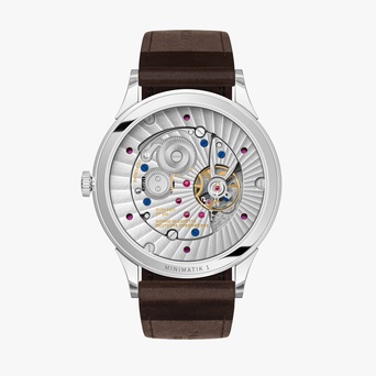 Men's watch / unisex NOMOS GLASHÜTTE, Minimatik 39 Date Gold / 39.50mm, SKU: 1251 | timeolution.com