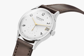 Men's watch / unisex NOMOS GLASHÜTTE, Minimatik 39 Date Gold / 39.50mm, SKU: 1251 | timeolution.com