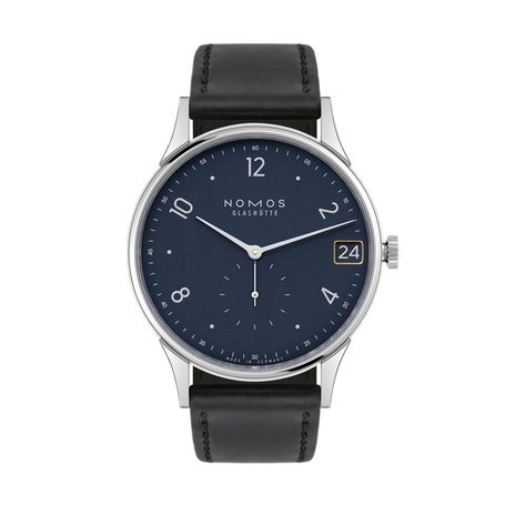 Men's watch / unisex NOMOS GLASHÜTTE, Minimatik 39 Date Blue / 39.50mm, SKU: 1252 | timeolution.com