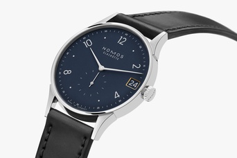 Men's watch / unisex NOMOS GLASHÜTTE, Minimatik 39 Date Blue / 39.50mm, SKU: 1252 | timeolution.com