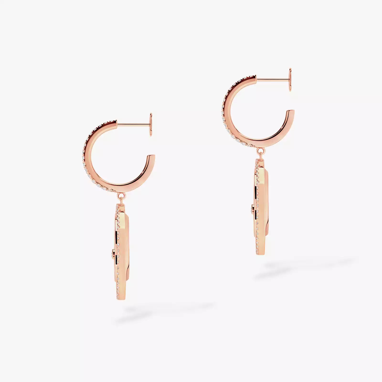 Women Jewellery  MESSIKA, Lucky Move White Mother-of-Pearl Earrings, SKU: 12764-PG | timeolution.com