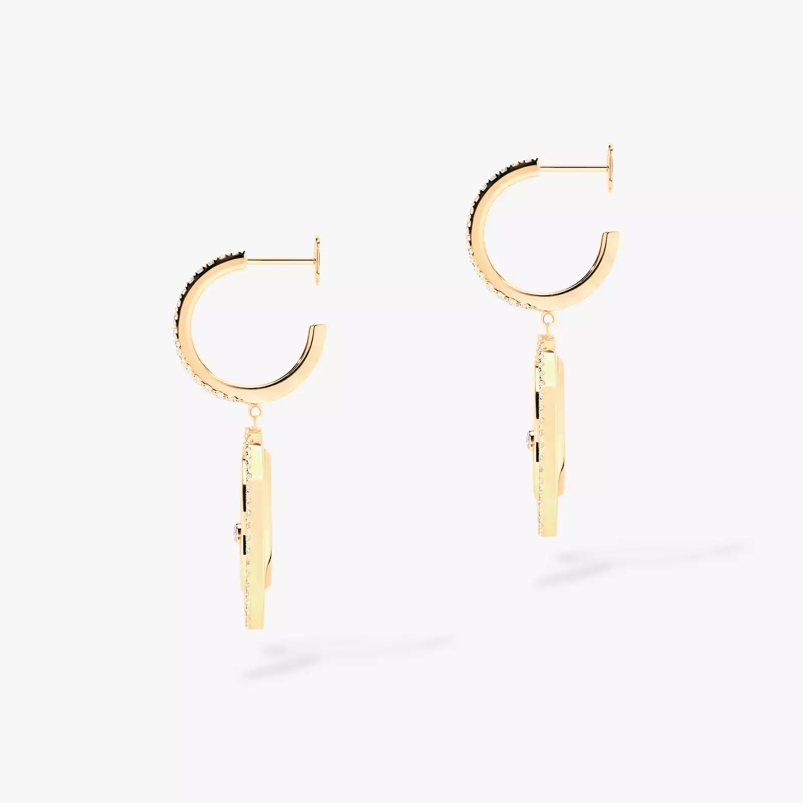 Women Jewellery  MESSIKA, Lucky Move Malachite Earrings, SKU: 12965-YG | timeolution.com