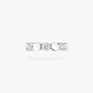 Women Jewellery  MESSIKA, D-Vibes White Gold Diamond Mono Clip Earrings, SKU: 13151-WG | timeolution.com