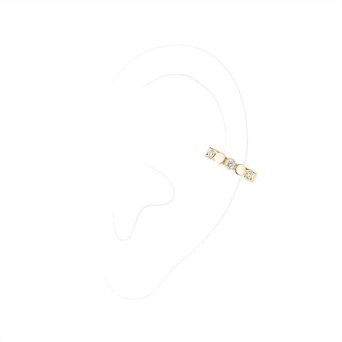 Women Jewellery  MESSIKA, D-Vibes Yellow Gold Diamond Mono Clip Earrings, SKU: 13151-YG | timeolution.com